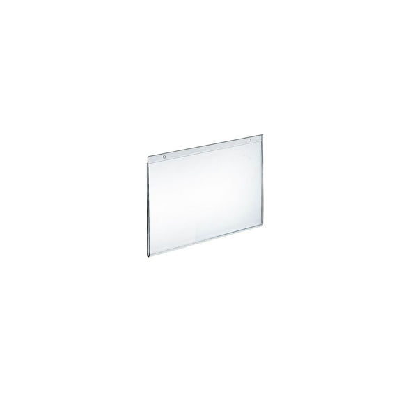 Azar 8" x 10" Horizontal Wall Mount Acrylic Sign Holder Clear 10/Pack 162719