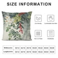 thumbnail image 5 of Nawypu  Floral Spring Pillow Covers Vintage Wild Flowers Decor Sage Green Throw Pillows Leaves Outdoor Farmhouse Wildflower Plant Decorative Cushion for Couch Bed Sofa, 5 of 5