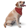 thumbnail image 2 of Cauagu Snowflakes On A Buffalo Plaid for Dog Bandanas 1 Pack, Pet Scarf for Boy and Girl Scarf Bib Kerchief Breed for Dog & Cat Pets Gift, 2 of 6