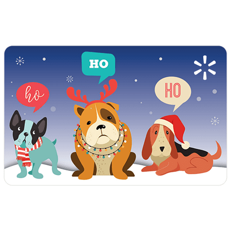 Puppies HoHoHo Walmart eGift Card