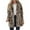 Beige, variant on dGslk Women’s Long Sleeve Faux Fur Leopard Print Open Front Hooded Coat Casual Loose Fit Outerwear Jacket for Winter Fall Blue 2XL