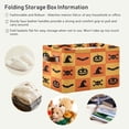 thumbnail image 5 of FREEAMG Halloween Plaid Illustration Storage Bin for Toy Storage Basket Dirty Clothes Sundries Office Home Closet Organizer Shelf Cube Box Waterproof Laundry Basket, 1 PCS, 5 of 7
