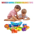 thumbnail image 1 of onlyliua Ofertas Del Día Liquidación Prime Juegos Apilables de Madera para Bebés, Aprendizaje Temprano, Juegos para Padres, 1 of 7