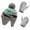C-10134Light Green, variant on TEDOYE Toddler Chicminie 2-Pcs/Sets Children Hat Neck Warp Gloves Sets Thickened Print Knitted Heat Retention Windproof Keep Warm Girls Boys Outdoor Gloves Sets Stylish Wear, 4-6 Years
