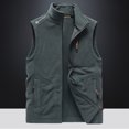 thumbnail image 1 of Vest Men's Spring Fleece Sleeveless Fleece Vest Outdoor Fleece Vest, 1 of 5