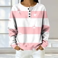 thumbnail image 4 of Cmfcve Cut Star Shirt for Women Oversized Printed Long Sleeve Pullover Sweatshirts Fashion Casual Daily Tops, 4 of 7