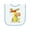White and Light Blue, variant on Inktastic I'm O-fish-ally One Cute Clownfish First Birthday Baby Terry Cloth Bib