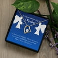 thumbnail image 6 of To Mom Remembrance Message Guardian Angel in Heaven Forever Necklace w Message Card, 6 of 20