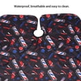 thumbnail image 3 of Hairdressing Apron Hair Cutting Cape, Fashionable Barber Shop Hairdressing Cape Hair Cutting Apron Hair Beauty 160x140cm (black), 3 of 5