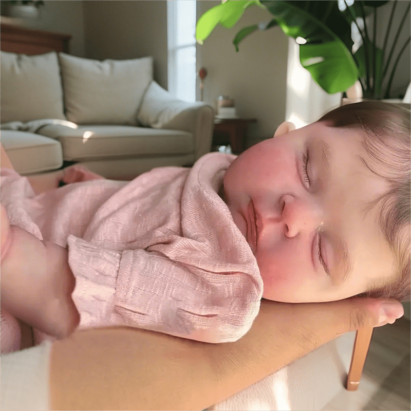 Dayoff Kids Lifelike Reborn Baby Dolls - 18 Inch Cloth Body Realistic Baby Doll (No Accessories) For Kids Age 3+
