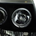 thumbnail image 6 of AKKON - For 07-14 Chevy Suburban 1500 2500 Tahoe Black Smoked Dual LED Halo-Ring Projector Headlight + Dark Red Tail light Set, 6 of 7