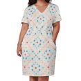thumbnail image 3 of Vestido de noche elegante con bolsillos sueltos y triple palabra para mujer, 2025, tallas grandes, vestidos de fiesta, 3 of 7