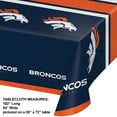 thumbnail image 2 of Denver Broncos Plastic Tablecloths, 3 ct, 2 of 3