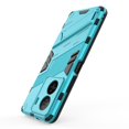 thumbnail image 3 of KAIYANG Funda trasera a prueba de golpes para vivo iQOO Z7 5G Funda rígida de PC + TPU flexible con soporte Estilo C vivo iQOO Z7 5G Azul claro, 3 of 5