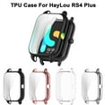 thumbnail image 5 of Soft Watchband Bumper Smart Protective Shell Screen Protector Full Cover TPU Case SILVER, 5 of 8