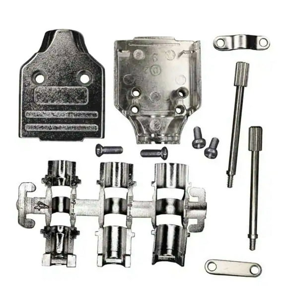 952-009-030R121 Connector Backshell 9 Position 180Deg Shielded :RoHS