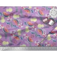 thumbnail image 2 of Soimoi Cotton Voile Fabric Fruits,Swim Ring & Goggles Summer Designs Print Sewing Fabric Yard 56 Inch Wide, 2 of 3