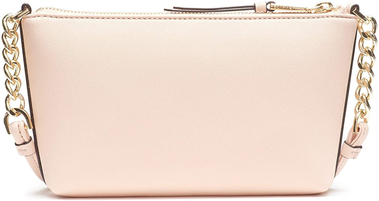 Calvin Klein Saffiano Leather Hayden Chain Crossbody Handbag, Crossbody  Bags, Clothing & Accessories