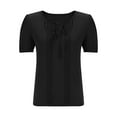 thumbnail image 5 of Wovix Women Cotton Linen Tank Tops Casual Summer Shirt Sleeveless Crewneck Spring Summer Breathable Clothing Daily Black XL, 5 of 6