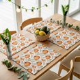 thumbnail image 5 of Orange Pumpkins Fall Placemats Set of 4, Thanksgiving Green Leaves Autumn Washable Wipeable Table Mats for Dining Tables, Indoor Outdoor Kitchen Place Mats for Holiday Party Table Decor, 5 of 9