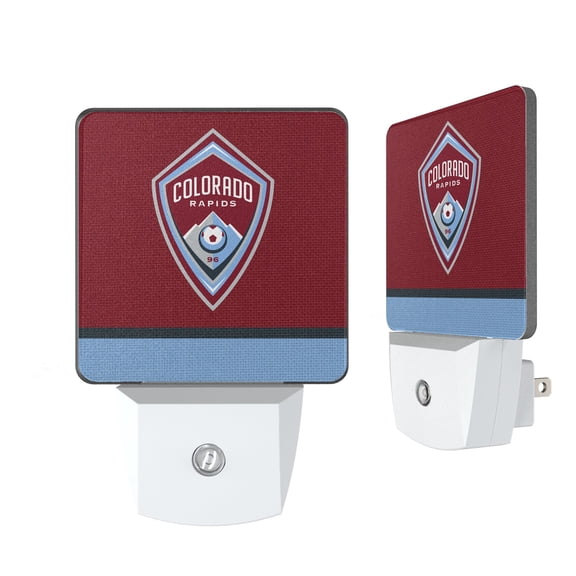 Colorado Rapids Team Stripe Nightlight 2-Pack