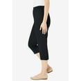 thumbnail image 3 of Woman Within Plus Size The Hassle-Free Soft Knit Capri, 3 of 3