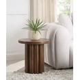 thumbnail image 2 of Mesa redonda Acme Santa MDF chapada en madera marrón, 2 of 4