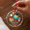 thumbnail image 4 of Personalized New Professor Glass Ornaments Christmas 2025, Custom Professor Christmas Ornament with Text Name & Year, University Teacher Thank You Ornament Gift, Retired Professors Keepsakes, 4 of 6
