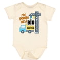 thumbnail image 3 of Inktastic Im Gonna Be a Big Brother- Truck and Crane Boys Baby Bodysuit, 3 of 5