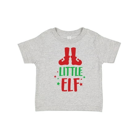 

Inktastic Little Elf Elf Shoes Stars Christmas Xmas Boys or Girls Toddler T-Shirt