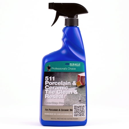 Miracle Sealants 511 Porcelain and Ceramic Tile Clean and Reseal Spray and Wipe Cleaner 32 (Best Way To Clean Porcelain Tile)