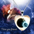 thumbnail image 1 of Up to 65% Off Solar System Planet Galaxy Glass Universe Heart shaped Pendant Necklace Necklace Rings Earring Jewelry on Clearance, 1 of 6