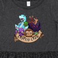 thumbnail image 4 of Inktastic Cryptid Crew Girls Toddler Dress, 4 of 5