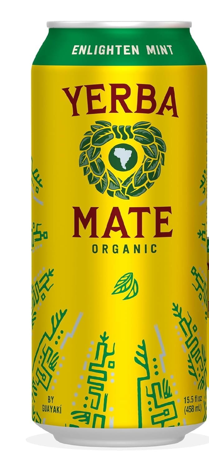 Guayaki Yerba Mate Variety Pack - Lemon, Enlighten Mint, Revel Berry, Bluephoria, Orange Exuberance - 15.5 ounce (Pack of 15)
