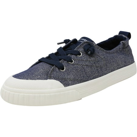 Tretorn Women's Meg 4 Glitter Cotton Twill Marino/Tretorn White/ Marino Ankle-High Fabric