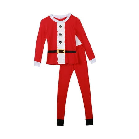 

Luiryare Family Match Adult Women Baby Xmas Santa Claus Pajamas