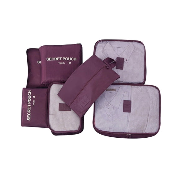 Gnmfd Travel Storage Set, Packing Cubes for Clothes, Shoes, Toiletries, and Electronics, High Capacity Compression Organizer, Ideal for Travel, Backpacking, Camping, and Business Trips
