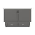 thumbnail image 3 of Monroe Murphy Bed Chest Queen Grey with Charging Station, 3 of 20