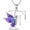 Letter F, variant on AOBOCO Initial Necklace for Women 925 Sterling Silver Purple Butterfly with A-Z 26 Letters Pendant Necklace for Graduation Gifts