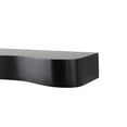 thumbnail image 4 of DecMode 48" x 8" Handmade 1-Tier Black Wall Shelf, 4 of 9