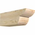 thumbnail image 1 of Ekena Millwork RFT06X06X16CRE00RDF Crestline Rough Sawn Rustic Wood Rafter Tails' 6"W x 6"H x 16"L, Douglas Fir, 1 of 4