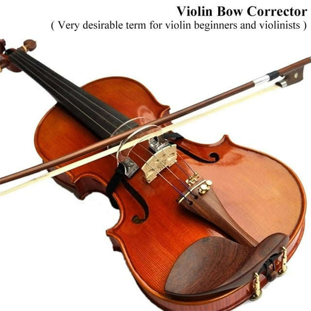 Corrector de de Violín, Herramiente de Guía de Enderezimento de de violín, Guía de Práctica de Automárico para Violines de 1/8 - 1/4 y 1/2 - 4/4, Correa Ajustable y Diseño