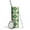 Lucky Four-leaf Clover, variant on Black & White Dots 20 Oz Skinny Tumbler with Lid and Straw - Double Wall Vacuum Insulated Tumbler- Insulated Travel Coffee Mug