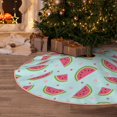 thumbnail image 5 of Sikiie Watermelon Nativity Christmas Tree Skirt, Jesus Christian Winter Holiday Tree Mat Decoration(30-48IN), 5 of 6