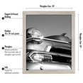 thumbnail image 4 of Americanflat 18x24 Poster Frame in Driftwood - Composite Wood with Polished Plexiglass - Horizontal and Vertical Formats for Wall with Included Hanging Hardware, 4 of 10