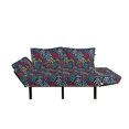 thumbnail image 2 of Garden Art Futon Couch, Field in Full Blossom Various Different Flowers and Herbs Spring Day Fantasy, Daybed with Metal Frame Upholstered Sofa for Living Dorm, Loveseat, Multicolor, by Ambesonne, 2 of 4