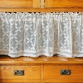 thumbnail image 2 of Net Curtains,Cotton Hollow Boho Short Curtain, Country House White Lace Macrame Curtains for Window Kitchen Curtain in Country House Style, 2 of 4