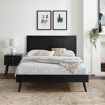 thumbnail image 2 of Platform Bed Frame, Twin Size, Wood, Black, Modern Contemporary Urban Design, Bedroom Master Guest Suite, 2 of 10