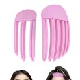 thumbnail image 1 of Hair Root Lifter Clips for Instant Volume Boost, Heatless Fluffy Bangs Tool, 2pcs Purple, 1 of 4