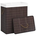 thumbnail image 4 of vidaXL Bamboo Laundry Basket Brown 26.4 gal, 4 of 4